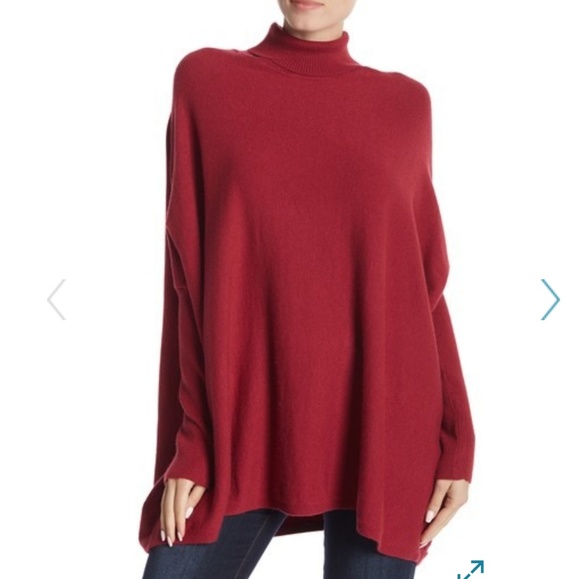 Nwt Joseph A Oversized Boxy Turtleneck 